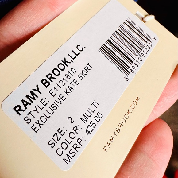 NEW! Ramy Brook Rainbow Chainmail Marisa Exclusive Top & Kate Mini Skirt Set - Picture 16 of 17